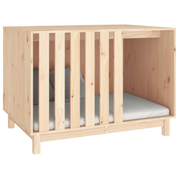 vidaXL ドッグハウス 100x70x72 cm 無垢材 パイン材
