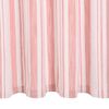 vidaXL カーテン 2面タイプ 140x225cm 金属リング付き コットン製 ピンク＆ストライプ柄