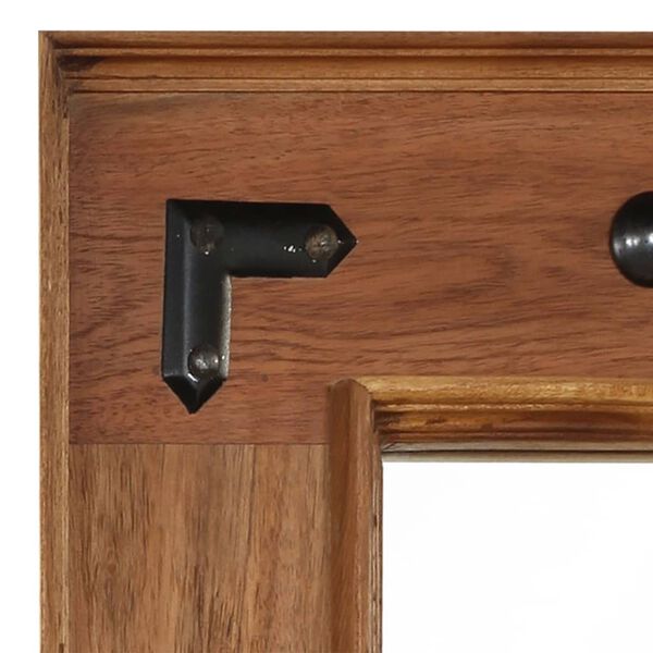 vidaXL ミラー アカシア無垢材 50x80cm