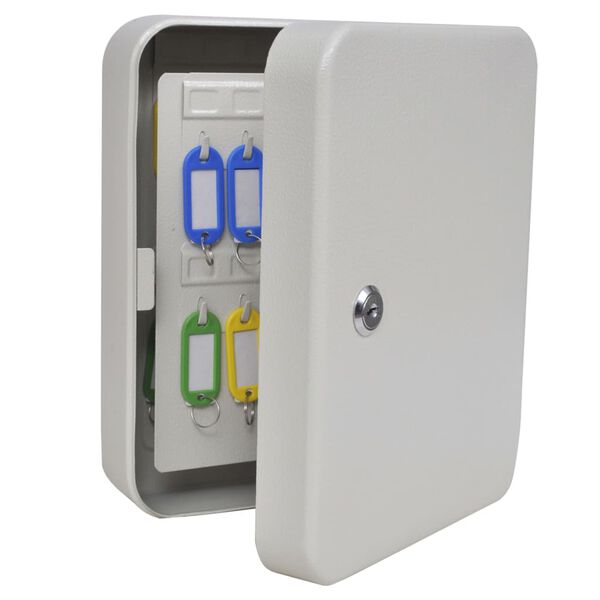 vidaXL キーボックス キータグ48点付き