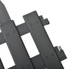 vidaXL 芝生エッジ 25点 アントラシート 10m PP製