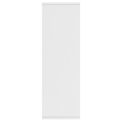 vidaXL ブックキャビネット/サイドボード 白色 50x25x80 cm パーティクルボード