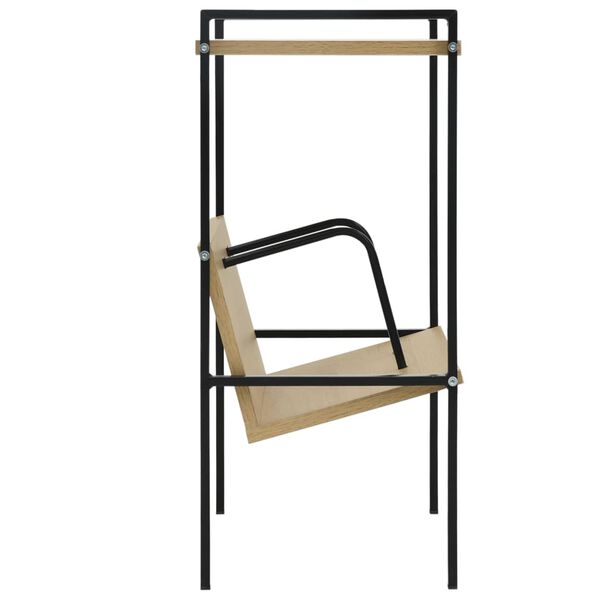 vidaXL 2段 ブックシェルフ オーク 52x28x59cm エンジニアリングウッド