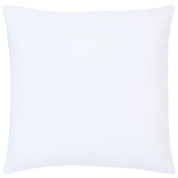 vidaXL クッション2点 柄プリント マルチカラー 40x40cm コットン製