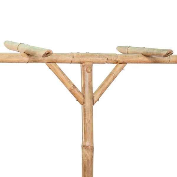 vidaXL パーゴラ 竹製 385x40x205cm