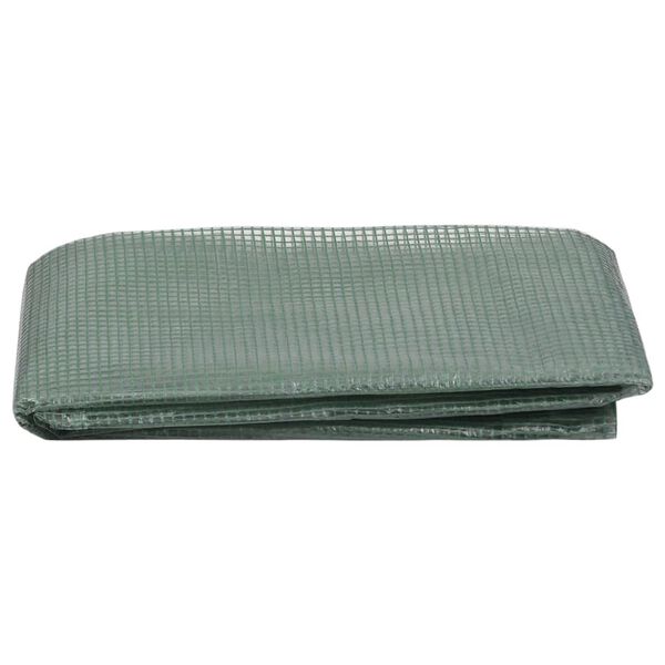 vidaXL 温室用交換カバー (0.5m&sup2;) 50x100x190cm グリーン