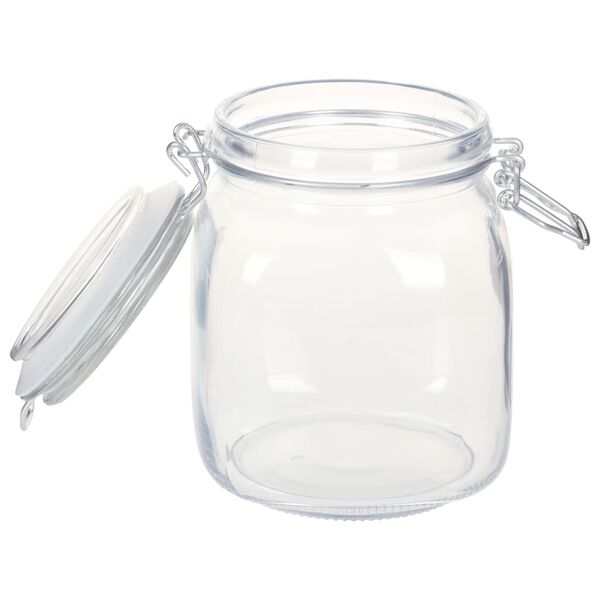 vidaXL ガラス瓶 ロック付き 12点 1L