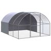 vidaXL 屋外鶏小屋 3x4x2 m 亜鉛メッキ鋼製