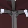 vidaXL 2層ガゼボトップカバー 310g/m&sup2; 3x3m ボルドー