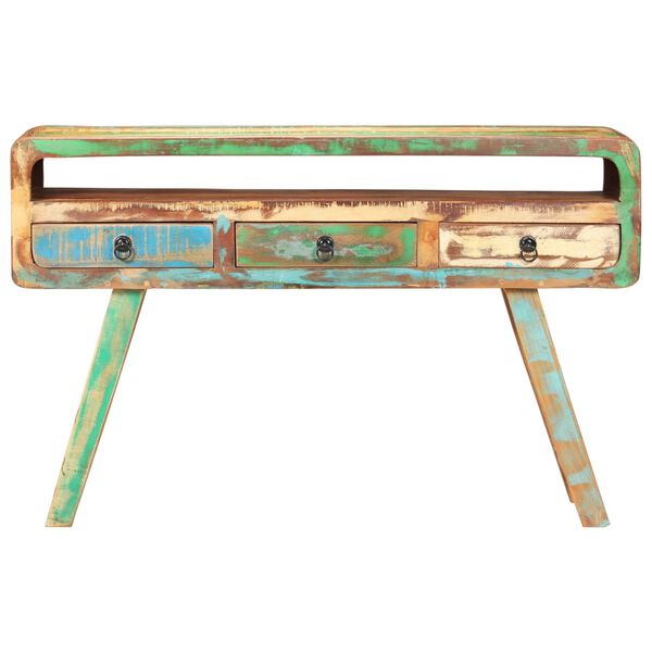 vidaXL サイドボード 120x30x75cm 無垢の再生木材