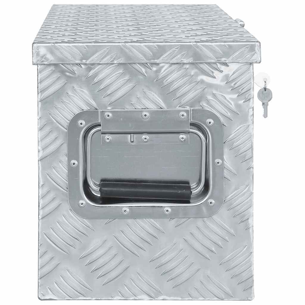 vidaXL アルミボックス 61.5x26.5x30cm シルバー | vidaXL.jp