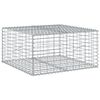 vidaXL 蛇籠バスケット カバー付き 100x100x50cm 亜鉛メッキ鉄