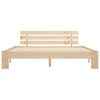 vidaXL ベッドフレーム パイン無垢材 160x200cm