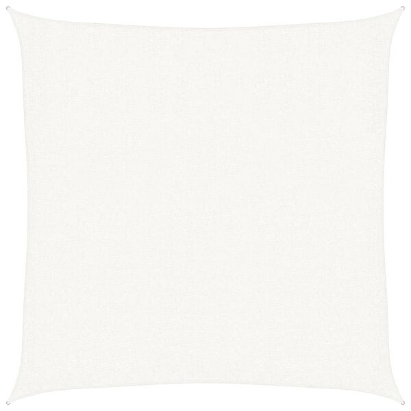 vidaXL サンシェードセイル 160g/m&sup2; ホワイト 3x3m 高密度ポリエチレン
