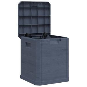 vidaXL ガーデン収納ボックス アントラシート 90L