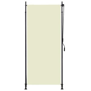 vidaXL 屋外用ローラーブラインド 100x270cm クリーム