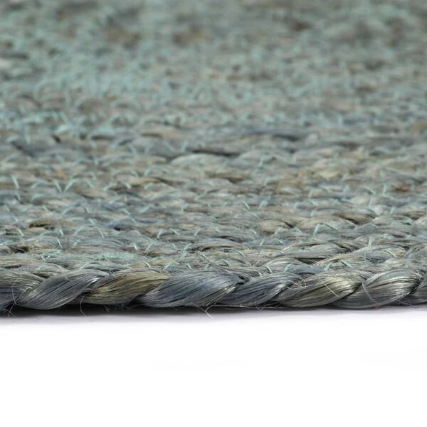 vidaXL ランチョンマット 6枚 無地 オリーブグリーン 38cm 丸型 ジュート製