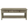 vidaXL コーヒーテーブル 100x50x40cm 木材