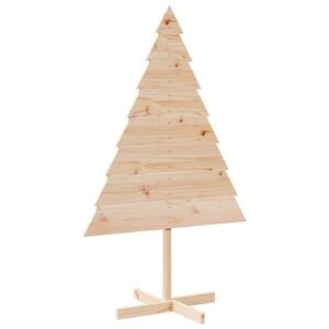 vidaXL 木製クリスマスツリー デコレーション用 150cm 無垢材