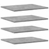 vidaXL 本棚ボード 8点 コンクリートグレー 40x50x1.5cm エンジニアリングウッド
