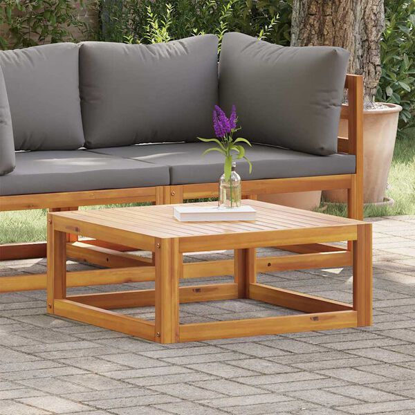 vidaXL コーヒーテーブル 68x68x29cm アカシア無垢材