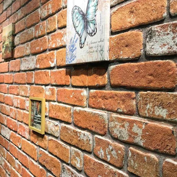 vidaXL 3D ウォールパネル ライトブラウン レンガデザイン 10点 EPS