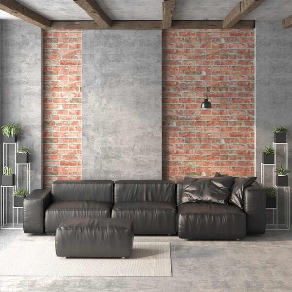 vidaXL 3D ウォールパネル レッド レンガデザイン 10点 EPS