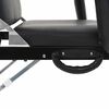 vidaXL 携帯用 フェイシャルエステチェア 合成皮革 185x78x76cm ブラック