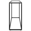 vidaXL コンソールテーブル 透明 120x35x75cm 強化ガラス製