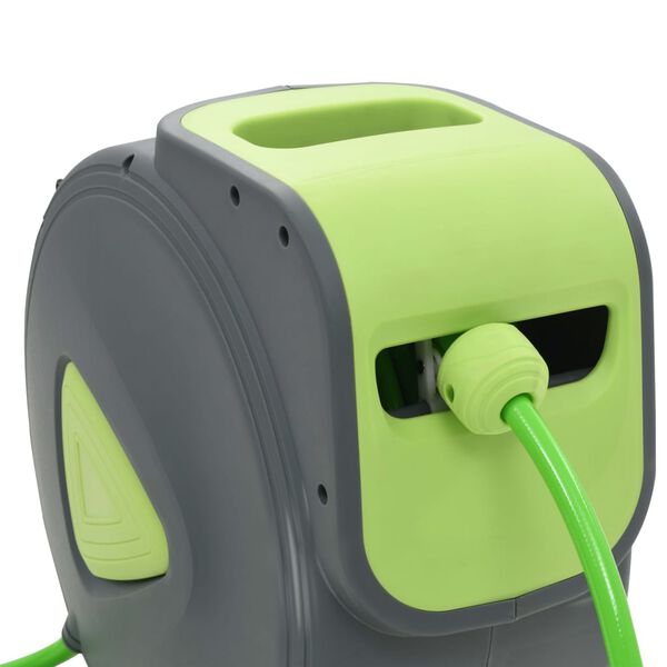 vidaXL 自動格納式 ウォーターホースリール 30+2m 壁掛け