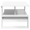 vidaXL コーヒーテーブル ホワイト 90 x 50 x 40 cm エンジニアリングウッド