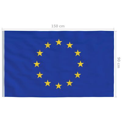 vidaXL 欧州旗 90x150cm