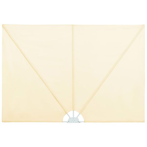 vidaXL 折りたたみ式 テラス用 サイドオーニング クリーム 300x150cm