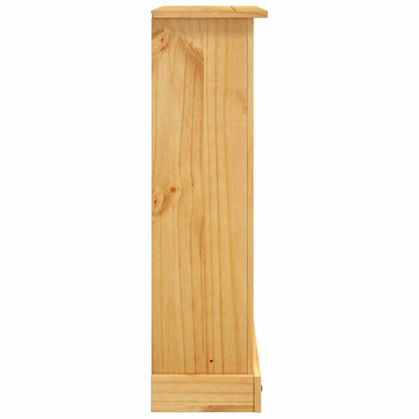 vidaXL 3段組本棚 メキシカンパイン材 コロナシリーズ 80 x 29 x 100 cm