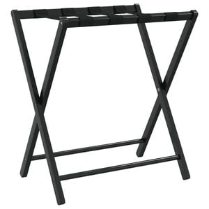vidaXL ラゲッジラック ブラック 68.5x38x58cm 竹製