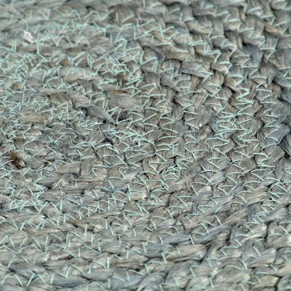 vidaXL ランチョンマット 4枚 無地 オリーブグリーン 38cm 丸型 ジュート製