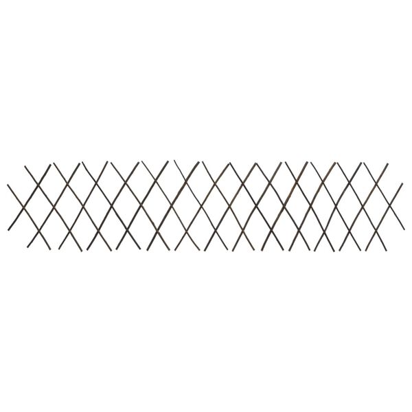 vidaXL ウィロートレリス フェンス 5面 180x30cm