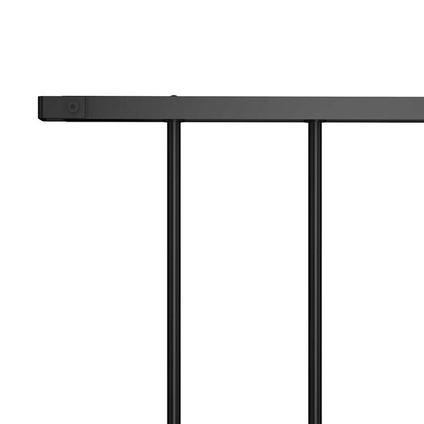 vidaXL フェンスパネル Woerden 粉体塗装スチール 1.7x1.17 m ブラック