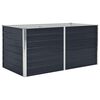 vidaXL ガーデンレイズドベッド 160x80x45 cm 亜鉛メッキ鋼製 アントラシート