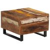 vidaXL コーヒーテーブル 50 x 50 x 35 cm 再生無垢材