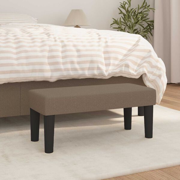 vidaXL ベンチ トープ 70 x 30 x 30 cm 布