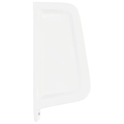 vidaXL 壁掛け式便器用 プライバシースクリーンガラス セラミック ホワイト