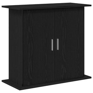 vidaXL 水槽スタンド ブラックオーク 81x36x73 cm エンジニアードウッド