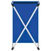 vidaXL 2列ランドリーソーター ブルー