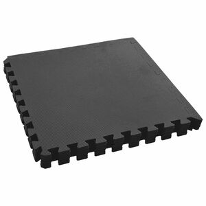 vidaXL プール用グラウンドマット 6 個 ブラック 2.16 ㎡ EVAフォーム