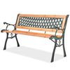 vidaXL ガーデンベンチ 122cm 木製