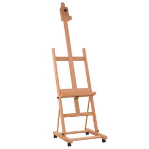 vidaXL イーゼルスタンド 55x53.5x178cm ブナ無垢材