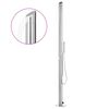 315942 vidaXL Garden Shower 220 cm Stainless Steel