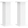 vidaXL 植物スタンド 2 pcs ホワイト 30.5 x 30 x 80.5 cm エンジニアードウッド