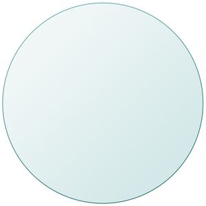 vidaXL テーブルトップ 強化ガラス 円型 300mm